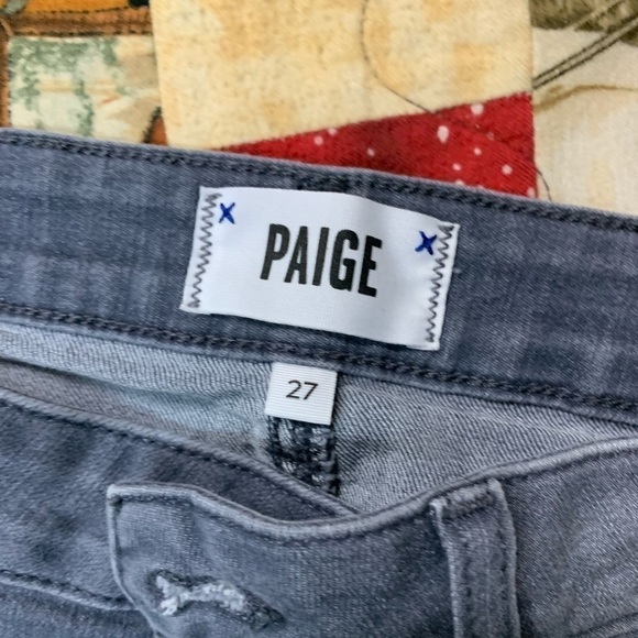 Paige verdugo ankle greyce wash denim jeans - Picture 4 of 6